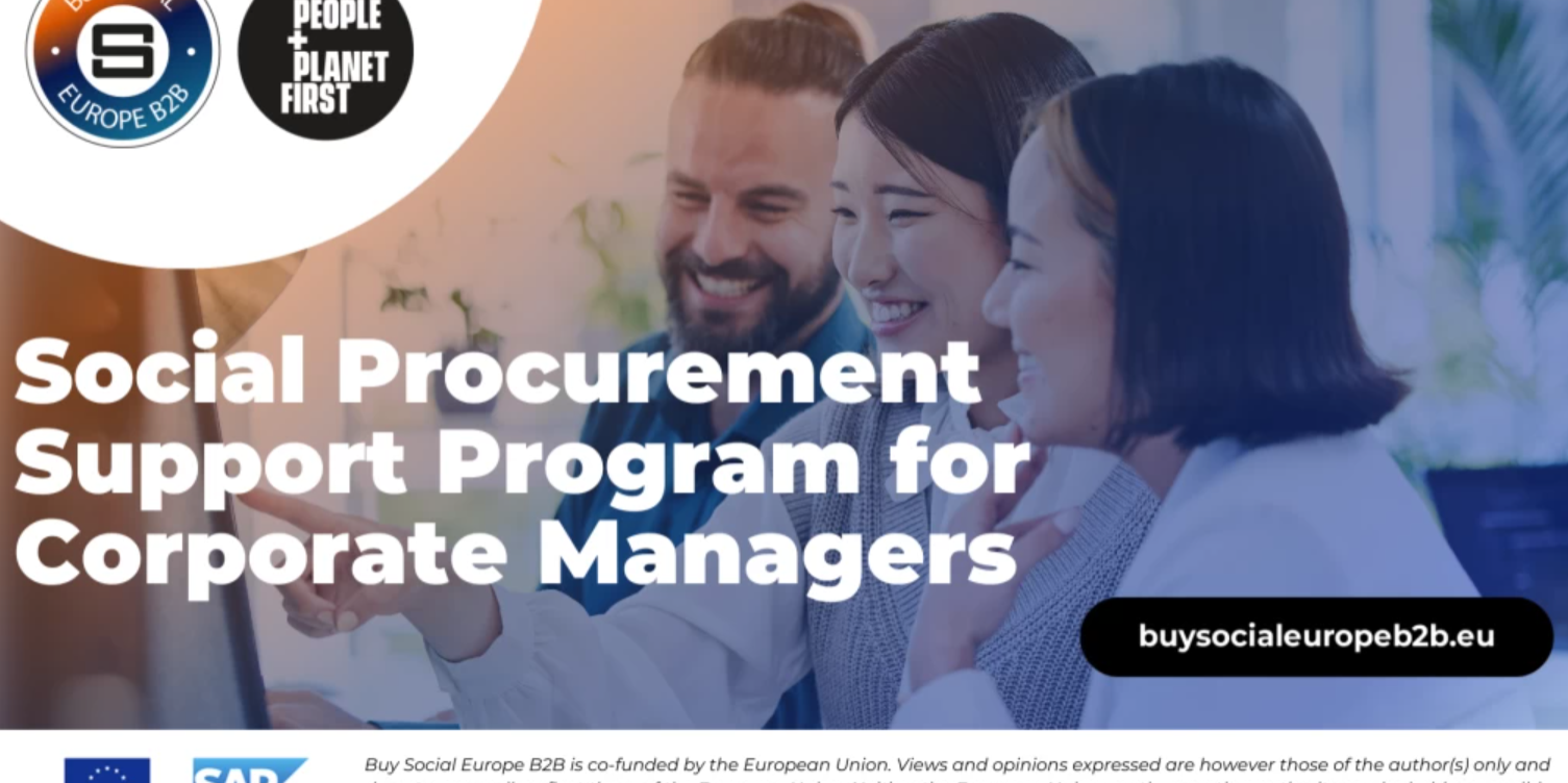 Social Procurement Support program for corporate managers_1